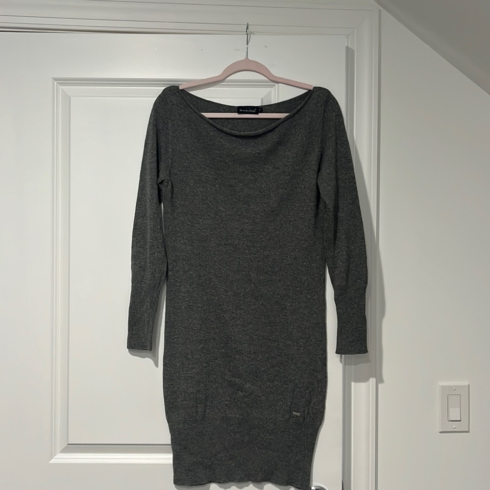 Brooksfield WOOL dress, perfect with black boots and belt